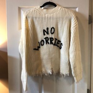 SWEATER “No Worries”!